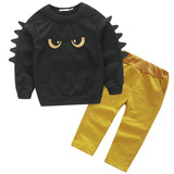 Kids Clothing Sets Long Sleeve T-Shirt + Pants 2017 Autumn Spring Children's Sports Suit Cartoon Printing Baby Boys Clothes