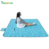 Household Portable Large Waterproof Picnic Blanket Outdoor Fleece Beach Camping Blanket Mat