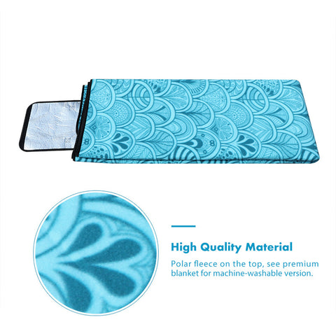 Household Portable Large Waterproof Picnic Blanket Outdoor Fleece Beach Camping Blanket Mat