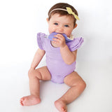 Newborn Infant Baby Girls Ruffles Sleeve Romper Playsuit Clothes Outfits Clothes