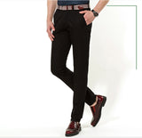 2017 Business casual pants Skinny men spring and summer men's casual Feet pants wholesale cotton straight jeans slim trousers