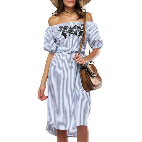 Off Shoulder Summer Dress