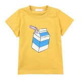 Summer Children Boys T-shirt Cartoon Pattern Short Sleeve Tops Kids T-Shirt Tees boys clothes Drop ship