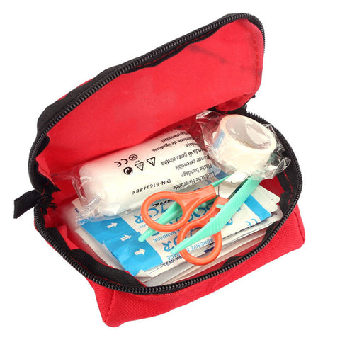 Emergency First Aid Kit Bag Pack Home Travel Sport Wilderness Survival