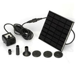 Outdoor Solar Powered Bird Bath Water Fountain Pump For Pool Garden Aquarium