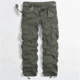 Pants Men's Cargo Pants Casual Multi-Pocket Military Overalls Men Outdoors High Quality Baggy Long Trousers Large Big Size 32-40