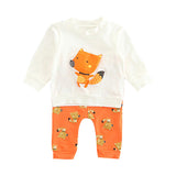 Kids Baby clothes set Newborn Infant Baby Boy Girl Fox Pullover Sweatshirt Tops+Pants Outfits Set drop shipping