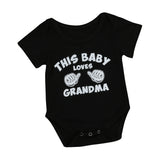 Baby Boys Cotton Rompers Girls Romper Infant Summer Shorts Sleeve Jumpsuit Letter Print 2017 New Toddlers Clothes