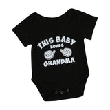 Baby Boys Cotton Rompers Girls Romper Infant Summer Shorts Sleeve Jumpsuit Letter Print 2017 New Toddlers Clothes