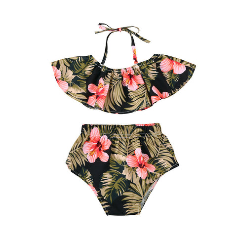 2PCS Set Kids Toddler Baby Girls Clothing Vest Tops Floral Shorts Pants Summer Baby Girl Clothes Outfits