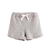 Baby Girls Shorts Kids Clothes Summer 2017 Cotton Children Shorts Kids Shorts for Girls Solid Bowknot Trousers Boys Short Pants