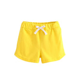 Baby Girls Shorts Kids Clothes Summer 2017 Cotton Children Shorts Kids Shorts for Girls Solid Bowknot Trousers Boys Short Pants