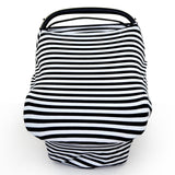 Baby Car Seat Cover Canopy Nursing Cover Multi-Use Stretchy Infinity Scarf Breastfeeding Shopping Cart Cover High Chair Cover