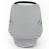 Baby Car Seat Cover Canopy Nursing Cover Multi-Use Stretchy Infinity Scarf Breastfeeding Shopping Cart Cover High Chair Cover