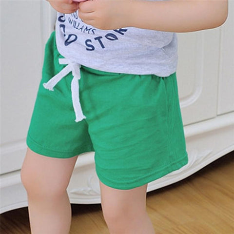 Boys Shorts Kids Clothes 2017 Children Summer Beach Shorts for Boys Girls Clothing Solid Color Cotton Unisex Baby Shorts Fille