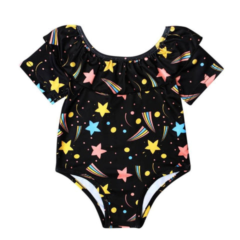 2017 baby one piece suit Bikini star swimwear children Swimwear Girls Swimsuit Bathing Suits Swim Suits