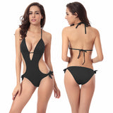 One Piece Bikini Swimsuit for Women Sexy Paded Swimwear Push Up Swim Suit for Beach Swimming Pool Party