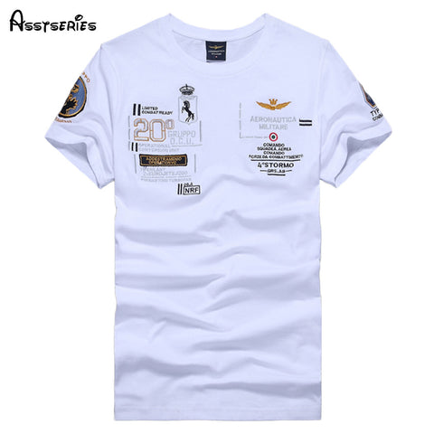 2018 aeronautica militare men short sleeve Embroidery shirt homme Brand -Shirt diamond shark clothing 45hfx