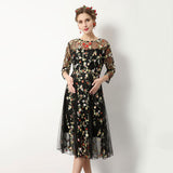 Bear Leader Maternity Dress 2018 New Spring Maternity Photography Props Maternity Dress Flower Embroidery Design For Fashion Mom