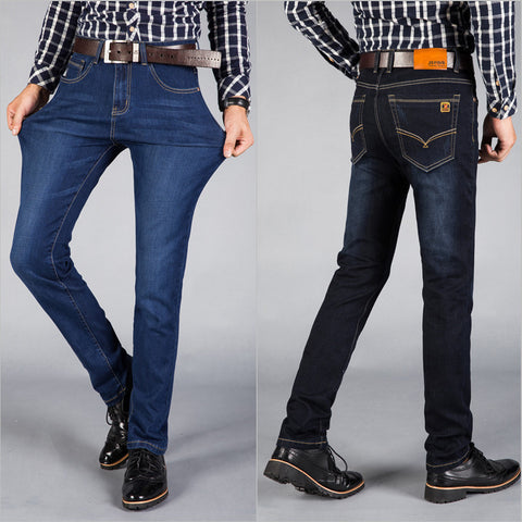 2017 New Autumn Winter Jeans Men Fashion Denim Pants Casual Trousers Length