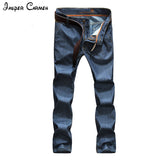 AFS JEEP 2017 new Spring Autumn jeans men brand clothing male black denim pants top quality casual denim trousers 70z