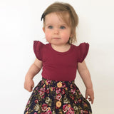 Newborn Infant Baby Girls Ruffles Sleeve Romper Playsuit Clothes Outfits Clothes