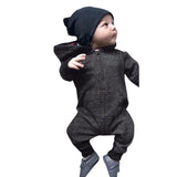 Newborn Infant Baby Boys Girls Romper Hooded Jumpsuit Bodysuit Clothes Outfit