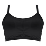 Pregnant Women Adjustable Bra Hollow Out Padded Cotton Stripe Wireless Elastic Underwear Strap Bras