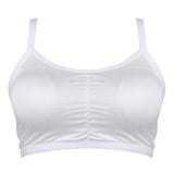 Pregnant Women Adjustable Bra Hollow Out Padded Cotton Stripe Wireless Elastic Underwear Strap Bras