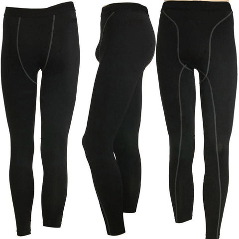 Cheap Mens Legging Black Compression Under Base Layer Leggings for Jogging Sport