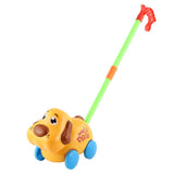 Funny Cute Hand Push Animal Toys Dog Shaped Cartoon Animal Cart Toys PUSH ABS TOY FOR Baby/Toddler/Child Walking