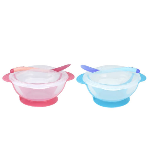 Baby Sucker Bowl - Spoon Fork Set Anti-Slip