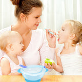 Baby Sucker Bowl - Spoon Fork Set Anti-Slip